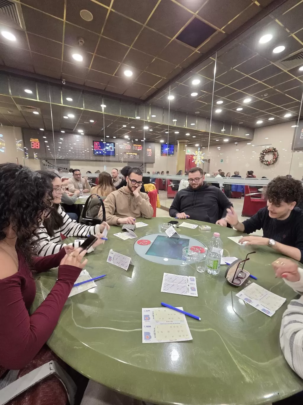 Serata al bingo post cena