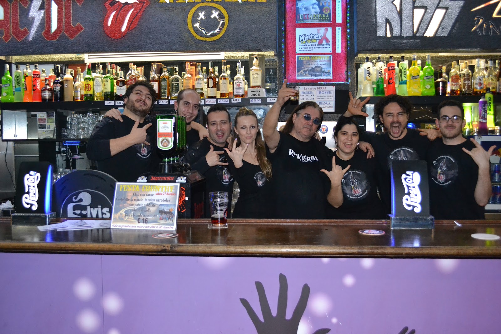 Cena e tributo ai Rolling Stones