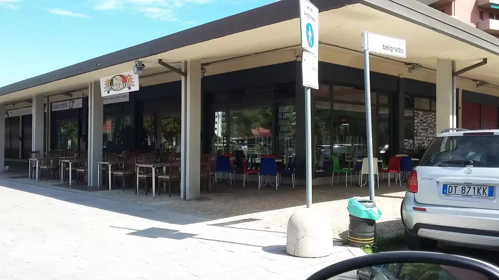 Tablo in spiaggia