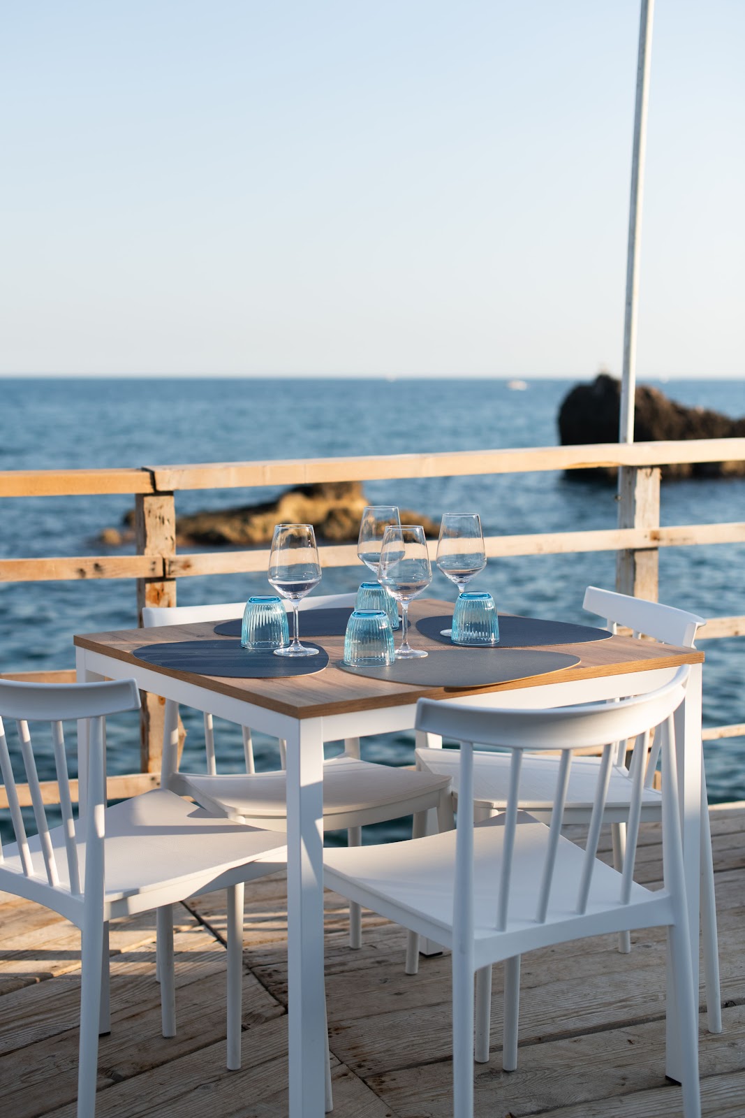 Tablo in spiaggia